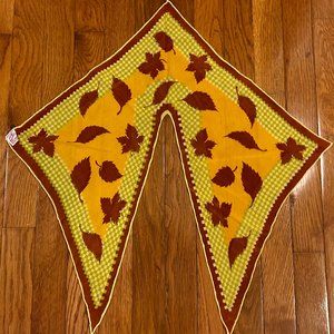 Vintage Handrolled Japanese Silk Wingtip Scarf Bandana